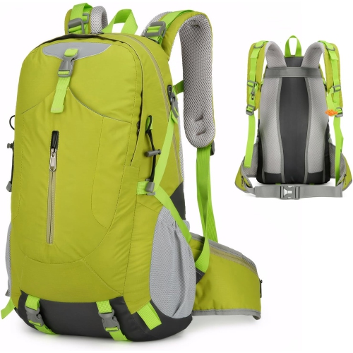 CHSSHA00  40L Hiking Backpack With Rain Cover Waterproof Lightweight Camping Backpack for Men Women Outdoor Travel Daypack