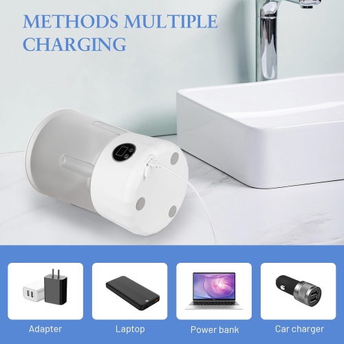 Underwear Washing Machine,Rechargeable Dual-Bucket Mini Washing Machine with 1.5L Isolated Tubs,Bionic Hand-Wash Portable Washer for Travel Camping