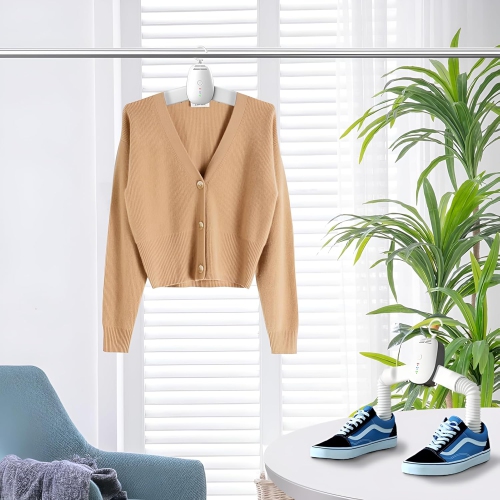 Vêtements de voyage Portatif Support de séchoir à chaussures pour la lessive, Bottes de travail Mini Sécheuses électriques chauffées pour la lessive