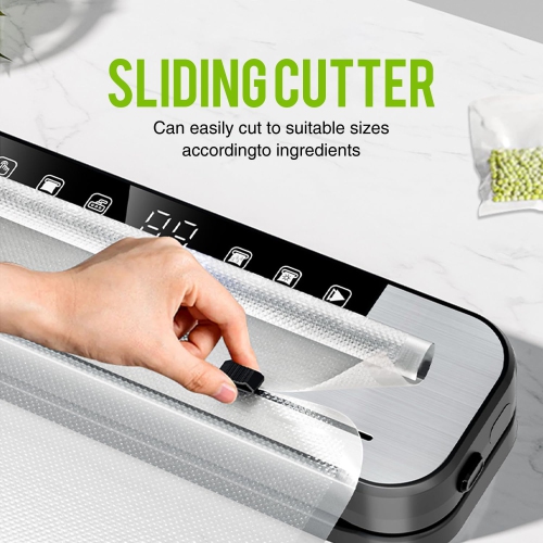 Vacuum Sealer Machine for Food,75KPa Powerful Suction Vacuum Sealer,Automatic Sealing & Packaging Machine for Food Preservation,with 10 Vacuum Bags