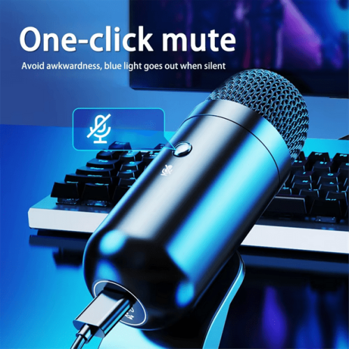 USB Microphone Noise Cancelling for Streaming Podcasts Desktop Wired Microphone Game Conference