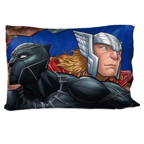 Avengers 5-Pcs Full Bed in Bag Sheet Set for Kids - Comforter, Flat Sheet, Fitted Sheet, and 2 Pillowcase