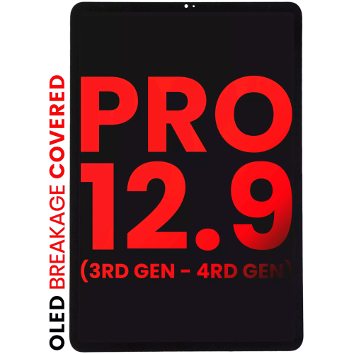 ESOURCE PARTS  Replacement Lcd Assembly With Digitizer for Ipad Pro 12.9" 3Rd Gen(18)/ipad 12.9" 4Th Gen(20)(Aftermarket Pro: Xo7)