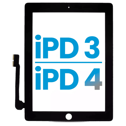 Replacement Digitizer Compatible For iPad 3 / iPad 4 (Black)