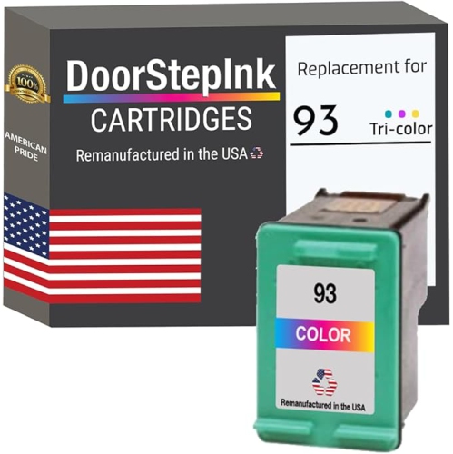DoorStepInk Brand for HP 93 Color Remanufactured in the USA Ink Cartridge