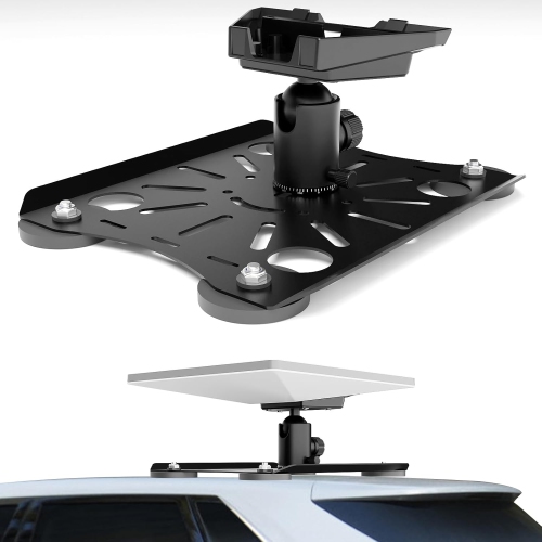 Starlink Mini Car Roof Mount, L Starlink Mini Magnetic Quick Release Mount with Adjustable Pan-Tilt, Magnet Mounting Kit/Accessories Suitable for RV,