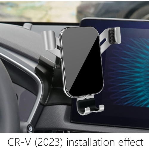 LUNQIN Car Phone Holder for Honda CRV CR-V 2023 2024 2025 and Honda CR-V Hybrid 2023 2024 2025 Auto Interior Accessories Best Cell Phones Mount