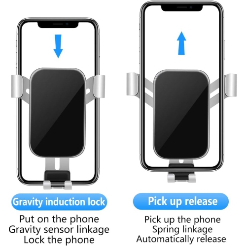 LUNQIN Car Phone Holder for Honda CRV CR-V 2023 2024 2025 and Honda CR-V Hybrid 2023 2024 2025 Auto Interior Accessories Best Cell Phones Mount