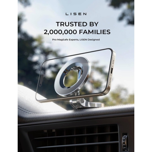 L for Magsafe Car Mount, Ultra Magnetic Dashboard Phone Holder, Car Accessories for iPhone 16 Pro Max,Gifts for Men Women Him Her, Fit for iPhone16