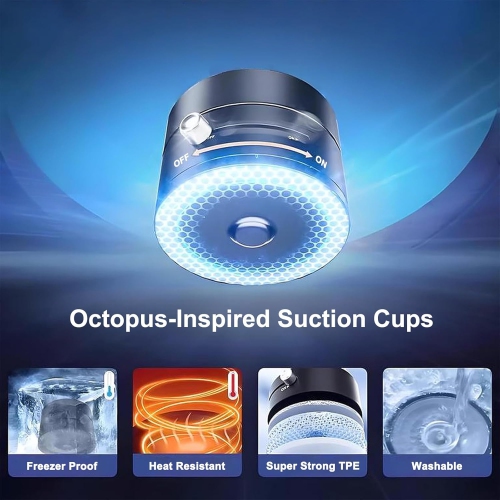 J New Version Vacuum Magnetic Car Phone Holder, Dual-Sided Attachment, Adjustable Dual-Axis Design, Enhanced Mechanical Suction, Ideal for Car, Home,