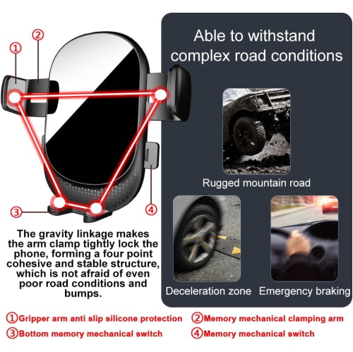 Car Phone Holder for Mitsubishi Outlander Accessories[Only for 2022-2024 Outlander & 2023-2025 Outlander PHEV 9-inch Screen][Verify Your Screen Size