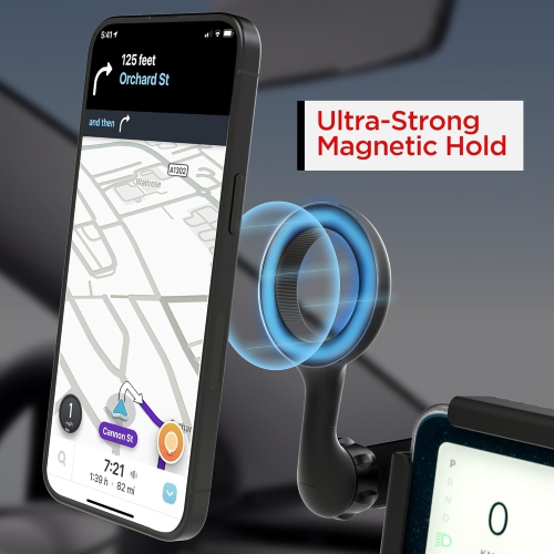 C Magnetic Phone Mount for Tesla Monitor - Tesla Model 3/Y X/S Accessories for All Cell Phones - Strong Magnetic Hold Phone Mount - Phone Holder Mag