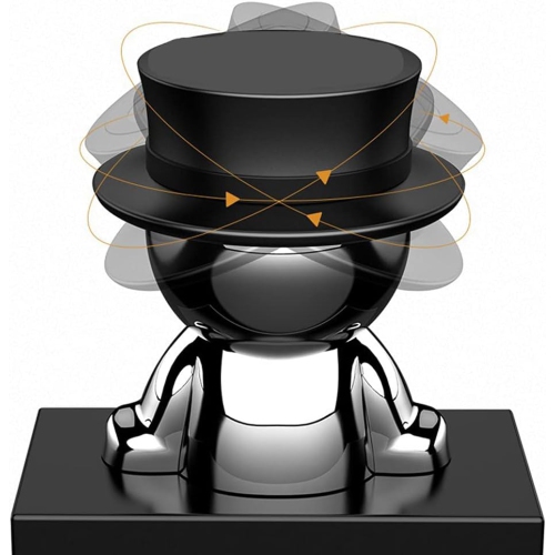 Cell Phone Holder for Car,Hat Mobile Phone Car Holder Mount with Universal Stick-on Magnetic Smartphone Car Holder Devices Dashboard Ornaments for