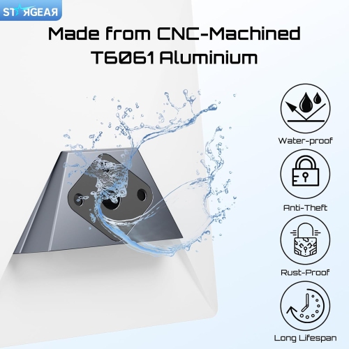 S Starlink Mini Mount Mobility, Anti-Theft Car Starlink Mounting Kit Starlink Mini Accessories Starlink Roof Mount Internet Satellite Kit RV Trailer