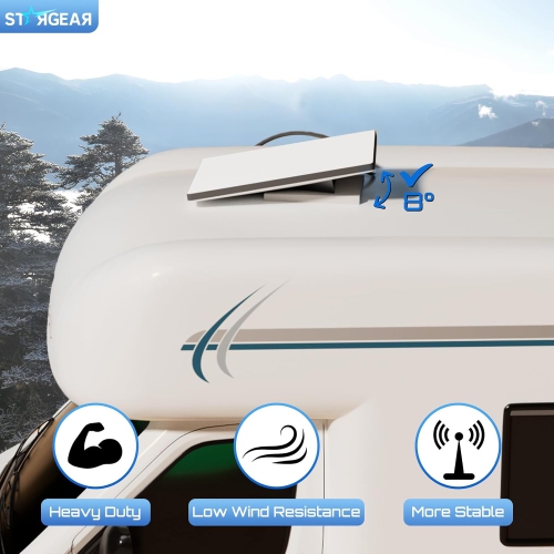 S Starlink Mini Mount Mobility, Anti-Theft Car Starlink Mounting Kit Starlink Mini Accessories Starlink Roof Mount Internet Satellite Kit RV Trailer