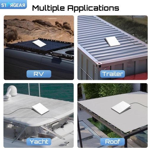 S Starlink Mini Mount Mobility, Anti-Theft Car Starlink Mounting Kit Starlink Mini Accessories Starlink Roof Mount Internet Satellite Kit RV Trailer