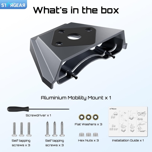 S Starlink Mini Mount Mobility, Anti-Theft Car Starlink Mounting Kit Starlink Mini Accessories Starlink Roof Mount Internet Satellite Kit RV Trailer