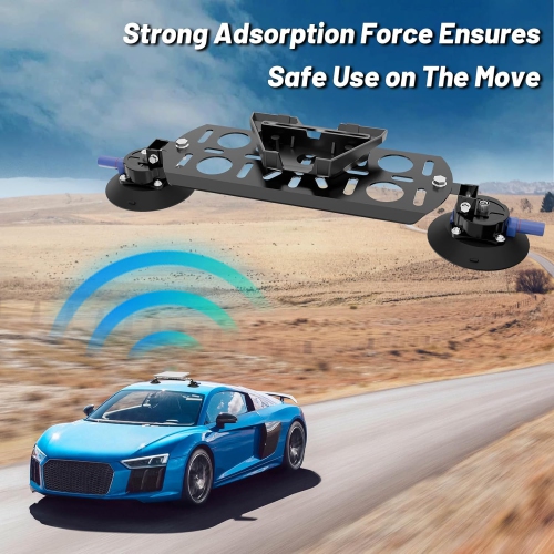 Adjustable Starlink Mini Mount, Starlink Mini Car Mount with Suction Cup, Starlink Mini Sunroof Suction Cup Mount, Starlink Mini Mounting Kit,