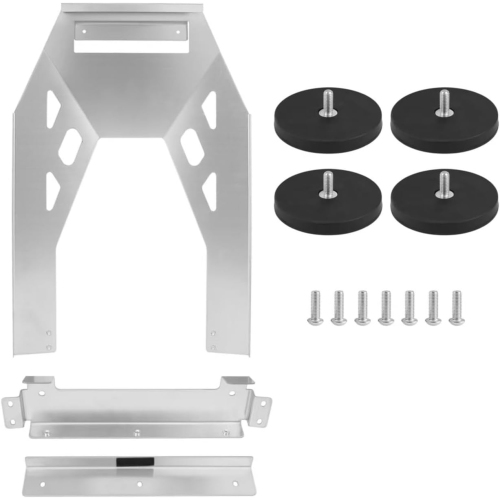 Starlink Gen 3 Flat Mount Kit, Stainless Steel Starlink Standard Dish Magnetic Quick Release Roof Mount Kit for RV, Vans, Boat, Truck