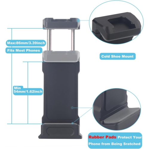 Rigdacne 20mm Ball Dash Mount Cell Phone Holder for Bulletpoint Mounting Solutions, Compatible with Tackform Bullet Point Dash Mount Arms -20mm