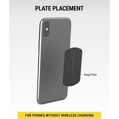 S MagicMount Magnetic-Mount Replacement Kit, Black