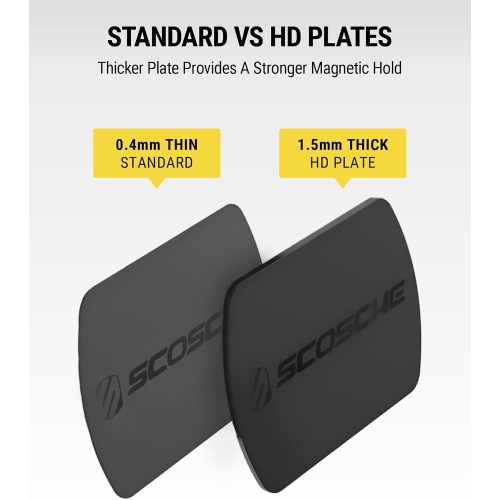 S MagicMount Magnetic-Mount Replacement Kit, Black