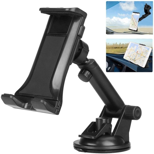 OECECA  Car Phone Holder 2 In 1 Universal Phone Mount Cradle Super Stable for Car Dashboard/windshield, 360° Rotation Cell Phone Holder Stand for All