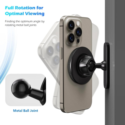 A Magnetic Car Phone Holder Mount for 2025 Hyundai Tucson SEL Convenience/Tucson N Line/ 2025 2024 Santa FE Hybrid SEL, Attaches to Metallic