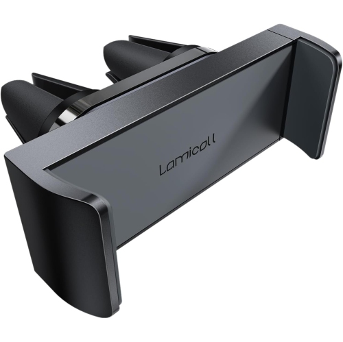 OECECA  L Car Phone Holder, Air Vent Clip Mount - Universal Cell Phone Stand Holder Hand Free Cradle, Compatible w Iphone 15 14 13 12 Pro Max Mini Xs