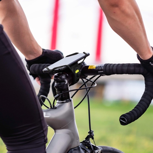 (B) Bike Tie Pro 4 Bike Ph Mount Bicycle Ph Holder for Stem Mounting 4.7-7.2 Phs, Ultra Light Ph Shock-Proof Mount for Bike Motorcycle, Designed for