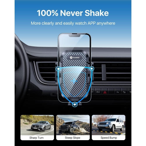 A Phone Holder Car Vent, [Military Sturdy, Firmly Grip & Never Slip] Car Phone Holder Mount Universal Vent Cell Phone Holder Car, Fit for iPhone 16