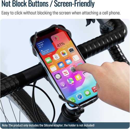 S Phone Silicone Adapter - Quick Install, Secure Connection, Durable Design - Compatible with C-Series(1st or 2nd Generation) All Mounts