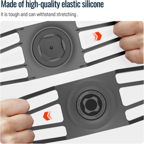 S Phone Silicone Adapter - Quick Install, Secure Connection, Durable Design - Compatible with C-Series(1st or 2nd Generation) All Mounts