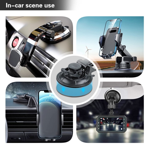 Sticky Adhesive Replacement for Dashboard Suction Cup Mount, 80mm V 4pcs 3M VHB Circle Double-Sided Extra Strong Adhesive Sticker Tapes for