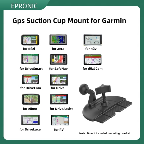 E Portable Car GPS Mount, 17.2mm Ball Adapter CD Slot for Phone Holder, Magnetic Mount, Compatible with 7-10.26 inch Monitors, Adjustable Telescopic