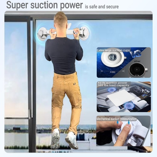 Foldable Starlink Mini Car Mount with Suction Cups - Portable & Secure Antenna Mount for Travel, Camping, RV - Quick-Install Starlink Mini Chuck