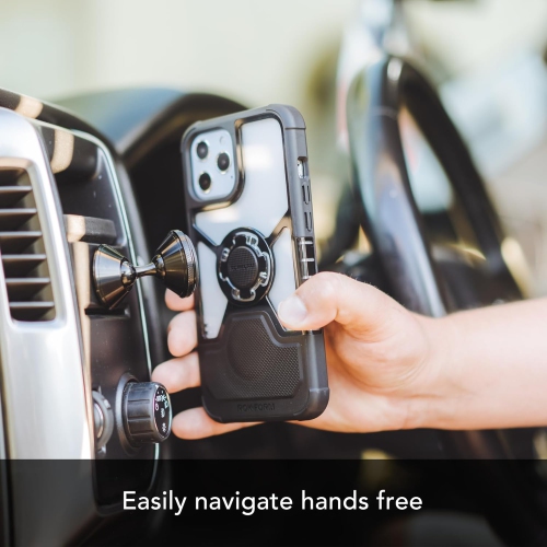 R - Adjustable Magnetic Car Mount, 360 Degree Swivel with 3M VHB Tape, Cell Phone Holder, Aluminum Dashboard Phone Mount Stand for Truck Car & Van