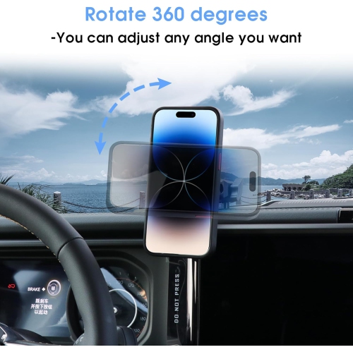 s 2024 2025 JL Magnetic Phone Mount for Jeep Wrangler - Dash Cell Phone Mount Dashboard Phone Holder for 2024+ Jeep Wrangler JL Accessories,1