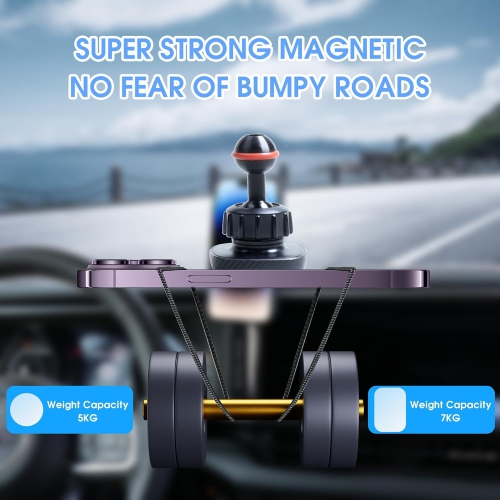 s 2024 2025 JL Magnetic Phone Mount for Jeep Wrangler - Dash Cell Phone Mount Dashboard Phone Holder for 2024+ Jeep Wrangler JL Accessories,1