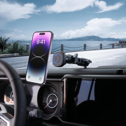 s 2024 2025 JL Magnetic Phone Mount for Jeep Wrangler - Dash Cell Phone Mount Dashboard Phone Holder for 2024+ Jeep Wrangler JL Accessories,1