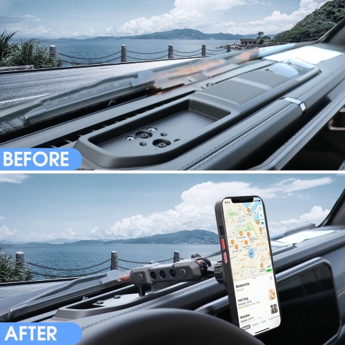 s 2024 2025 JL Magnetic Phone Mount for Jeep Wrangler - Dash Cell Phone Mount Dashboard Phone Holder for 2024+ Jeep Wrangler JL Accessories,1