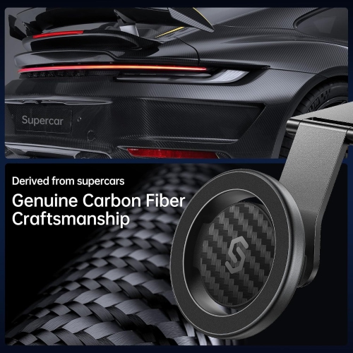 S Fits MagSafe Car Mount for Universal Dashboard, Tesla Screen, Magnetic Phone Holder for Car, Foldable Aluminum Alloy Arm, Super Stable Car Mount