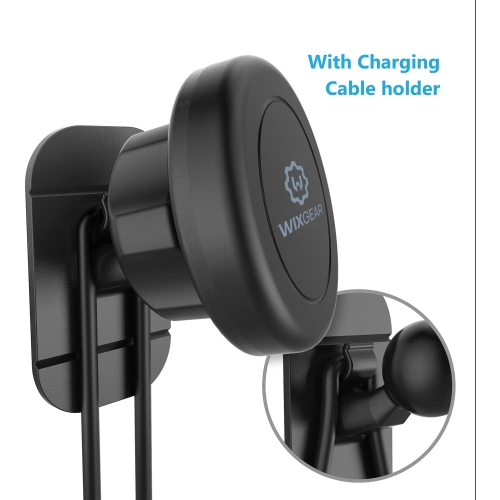 W Magnetic Mount, Universal Stick-On Dashboard Magnetic Car Mount Holder, for Cell Phones and Mini Tablets with Fast Swift-snap Technology, Magnetic