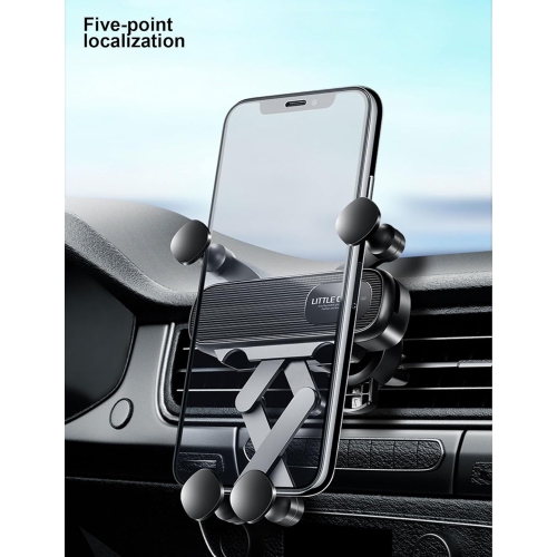 H Universal Phone Holder for Car, Vent Car Phone Holder, Hands Free Cell Phone Holder Car Mount Compatible with Android and iOS Smartphones