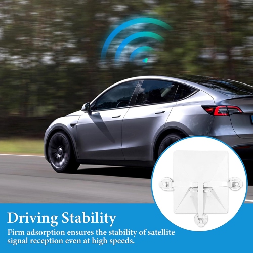 Foldable Starlink Mini Car Mount with Suction Cups,Quick Release Sunroof/Moonroof Mount for Car, RV, Boat, Truck Glass