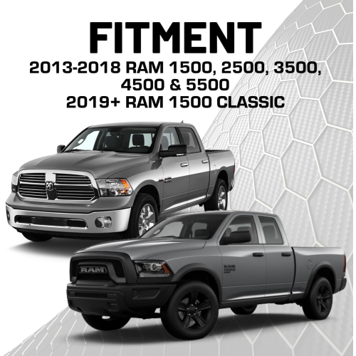 B Dash Mount Cell Phone Holder Compatible with 2013-2018 RAM Truck & 2019+ RAM 1500 Classic 20mm Ball Mount - Compatible with iPhone and Android