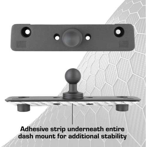 B Dash Mount Cell Phone Holder Compatible with 2013-2018 RAM Truck & 2019+ RAM 1500 Classic 20mm Ball Mount - Compatible with iPhone and Android