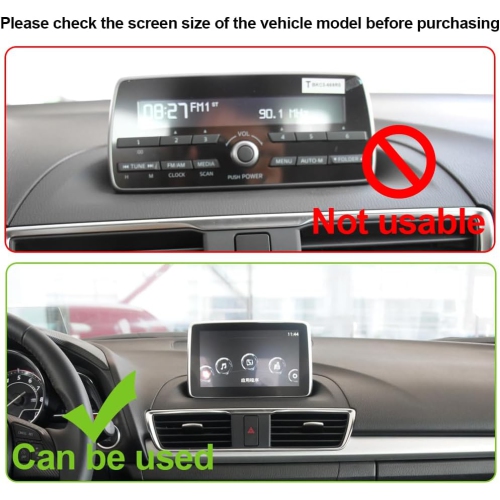 Car Phone Holder for Mazda 3 / CX-3 Auto Accessories [Only for Mazda 3 2014-2016 & 2016-2021 CX3 7 Screen] [Auto Lock Hands Free Cell Phone Mount Car