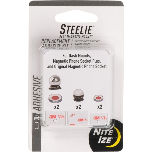 Nite Ize Steelie Universal Adhesive Replacement Kit - for Dash Mount and Phone Sockets