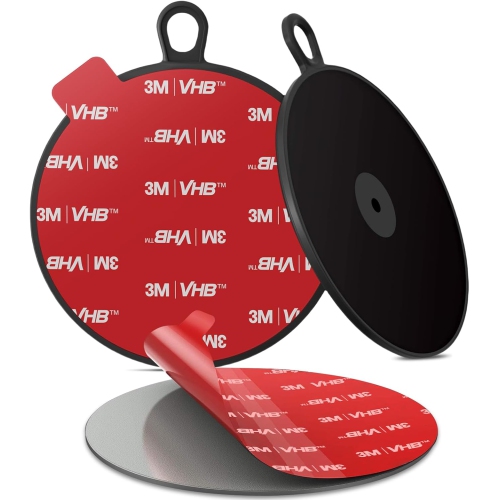 Dashboard Pad Mounting Disk for Suction Cup, Large Plastic 3M Extra Strong Adhesive Disc for Dash Windshield Holder, Camera GPS, Tablet, Car Phone